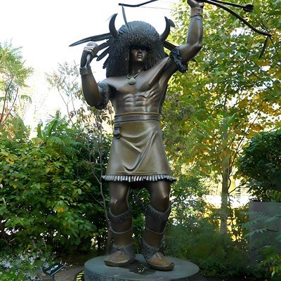 Moderne bronseskulptur